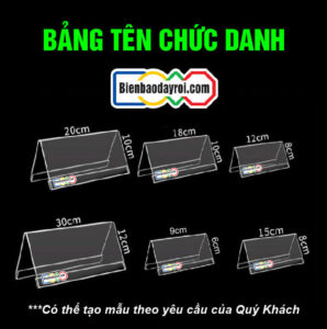 bảng tên để bàn
