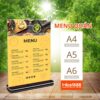 Menu để bàn