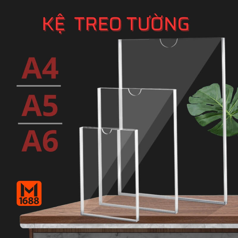 ke mica a4 treo tuong